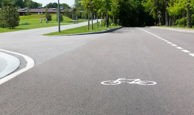 Piste pour les cyclistes