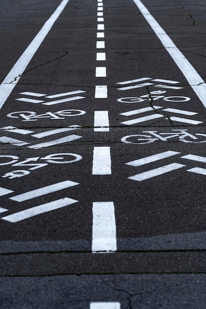 Pistes cyclables pour les vélos