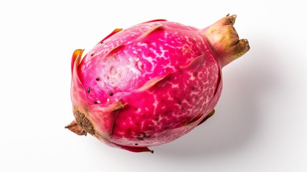 pitaya de fruit de dragon isolé sur fond blanc