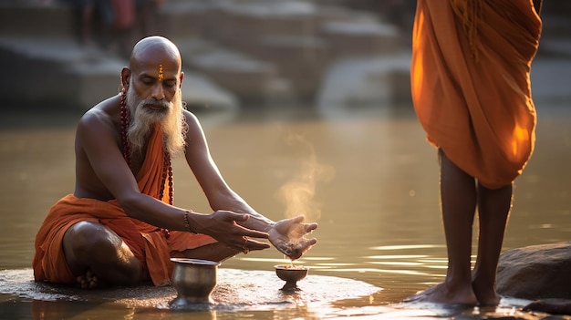 Pitru Paksha Shradh Images Pitru Paksha Shradh Bannière de médias sociaux Pitru Paksha Shradh brahmin Pooja