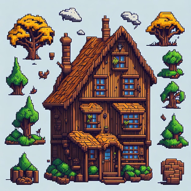 Pixel Art for Asset Game Améliorez votre expérience de jeu avec des visuels époustouflants