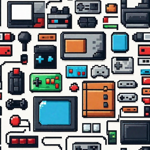 Pixel Art et illustrations de jeux rétro