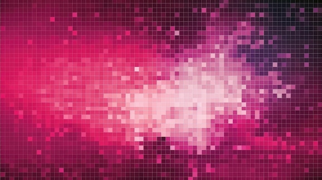 Pixel rose texture fond illustration générative ai