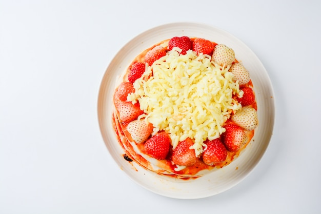 Pizza Aux Fraises Et Fromages