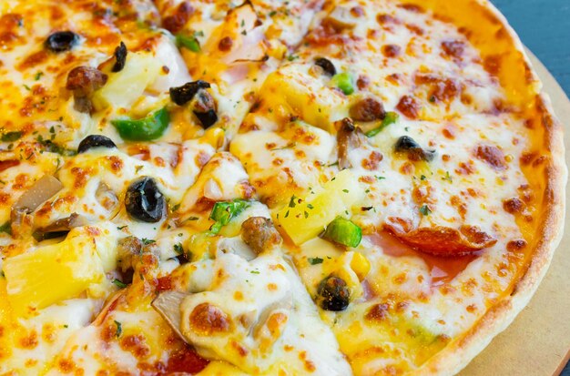 Pizza italienne se bouchent