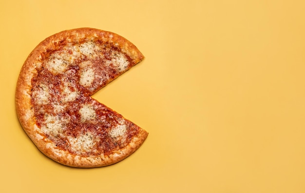 Pizza Maison Avec Fromage Végétalien Et Sauce Tomate Vue De Dessus Copiez L'espace De La Pizza Au Fromage M