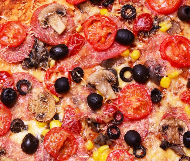 Pizza des meilleurs produits alimentaires