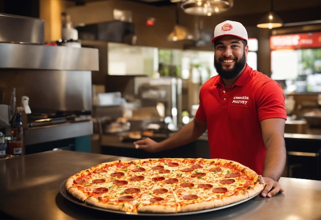 pizza mélangée avec divers ingrédients