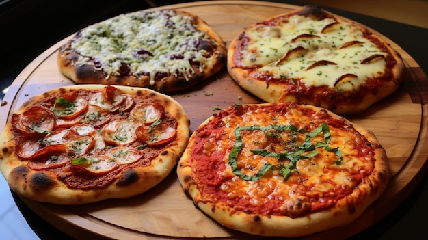 Des pizzas étonnamment variées avec sauce