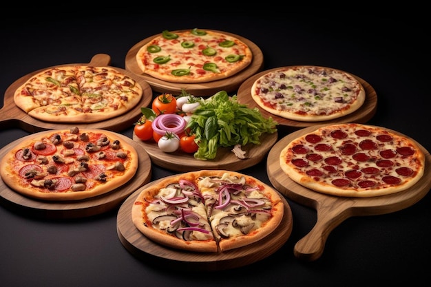 Des pizzas savoureuses