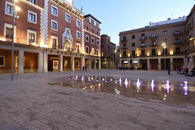 Place d'Espanya Tortosa Tarragone province Catalogne Espagne