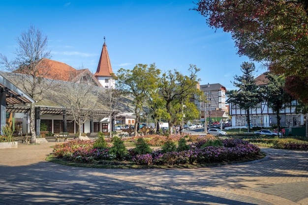 Place des fleurs Praca das Flores Nova Petropolis Rio Grande du Sud au Brésil