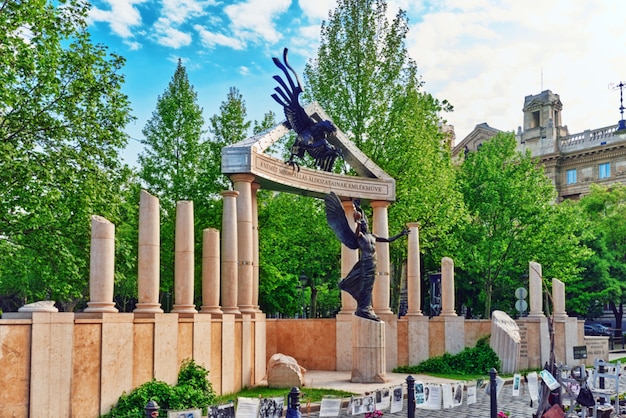 Place de la Liberté Budapest-Memorial à Budapest, Hongrie.