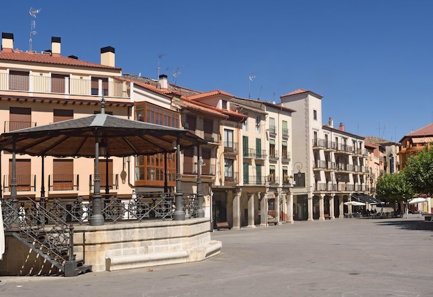 Place principale d'Aranda de Duero, province de Burgos, Espagne