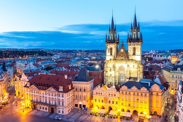 Place de la vieille ville de Prague