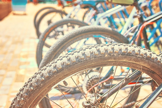 Photo places de parking pour vélos