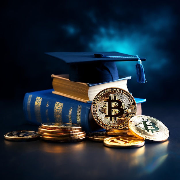 Plafond international de graduation sur Bitcoin Cryptocurrency AI généré