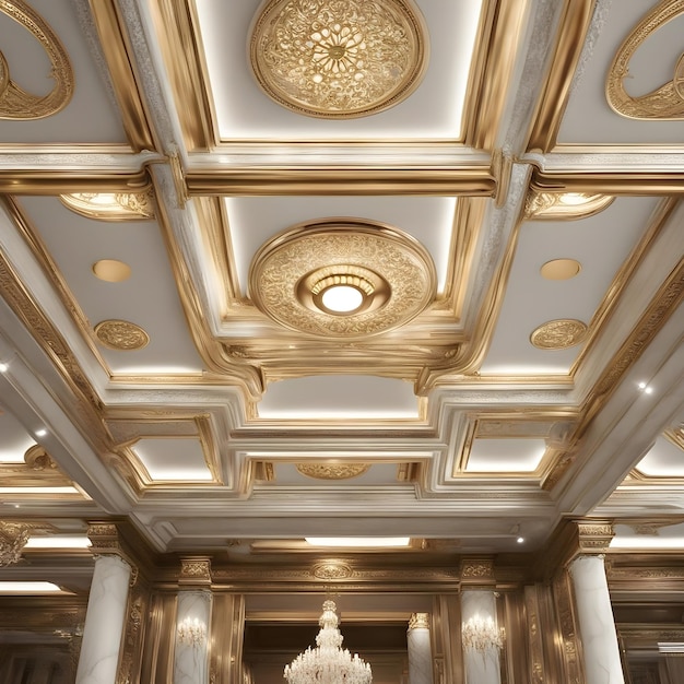 Plafond de salon design intérieur maison