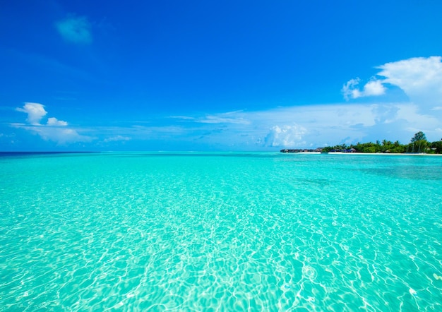 Plage aux Maldives