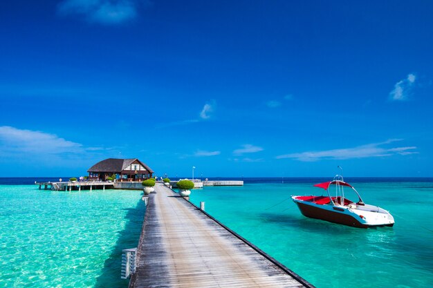 Plage aux Maldives