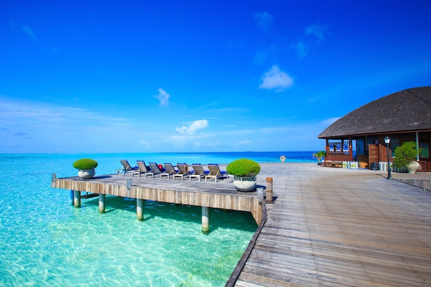 Plage aux Maldives