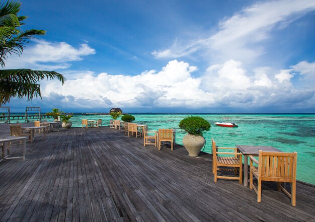 Plage aux Maldives