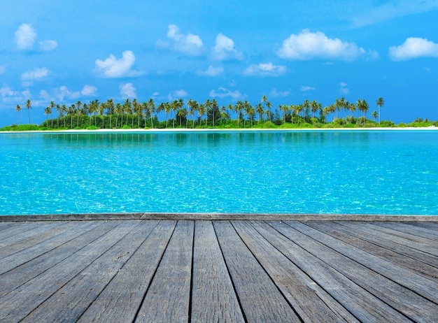 Plage aux Maldives