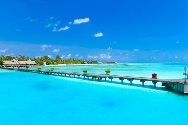 Plage aux Maldives