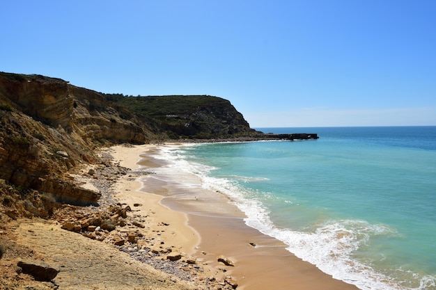 Photo plage de cabanas velhas, algarve, portugal