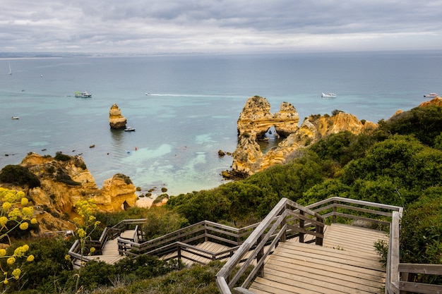 Photo plage de camilo en algarve, portugal