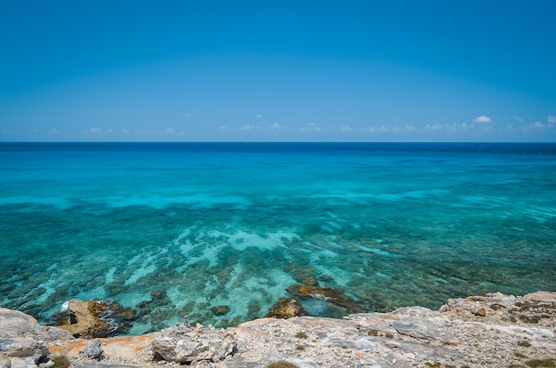 Plage de Cancun, Mexique, caribe.