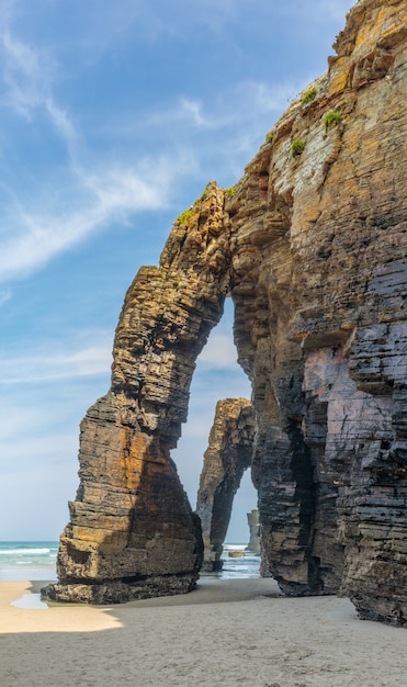 Plage des cathédrales côte cantabrique Espagne