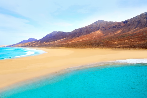 Plage de Cofete Fuerteventura aux îles Canaries