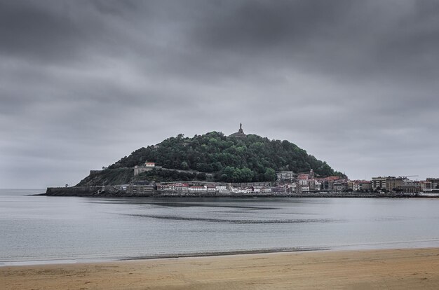 Plage de la Concha à San Sebastian Pays Basque