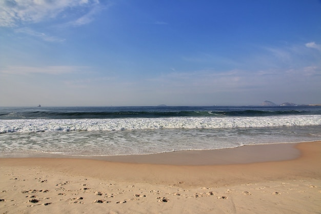 Plage de Copacabana à Rio de Janeiro, Brésil