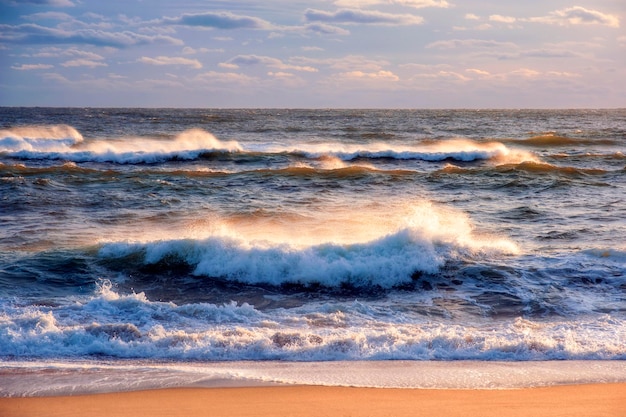 Plage Coucher de Soleil Île de Nantucket