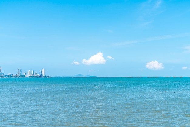 plage dans le nord de Pattaya, Thaïlande