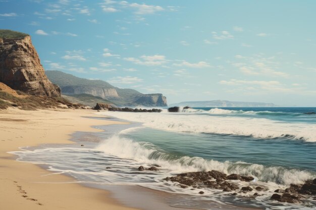 La plage des déchets génère Ai