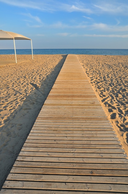 Photo plage du soir