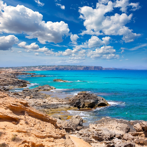 Plage Es calo Escalo de san Agustin à Formentera