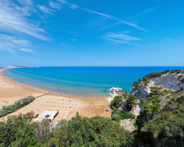 Plage d'été Lido di Portonuovo Italie