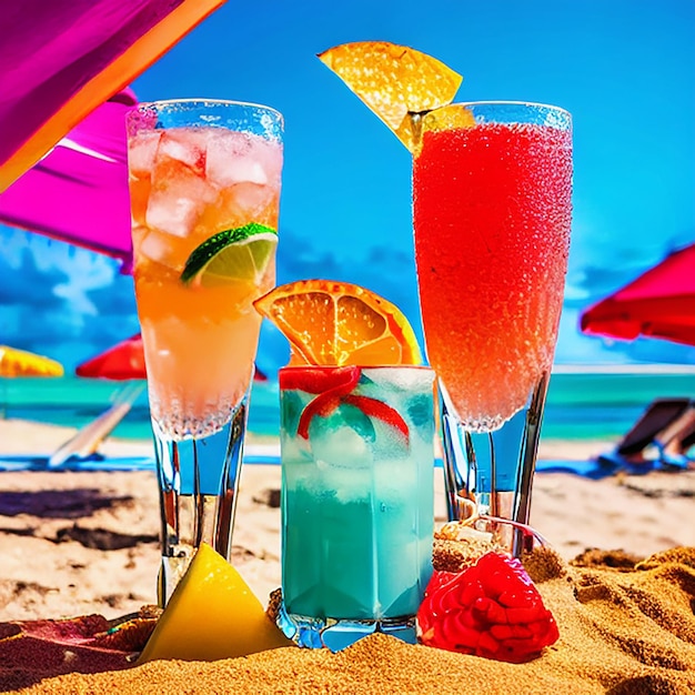 plage été vacances mer sable soleil et soleil