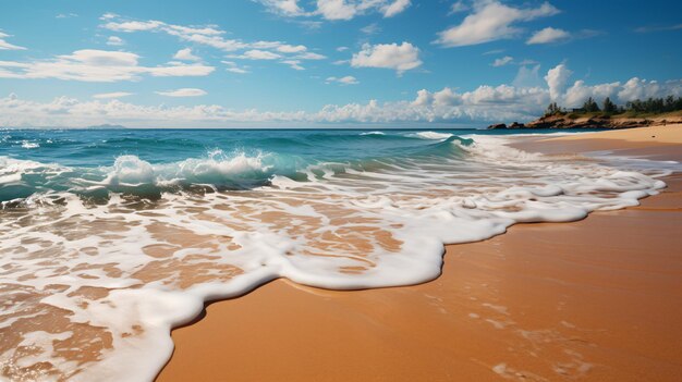 plage en été