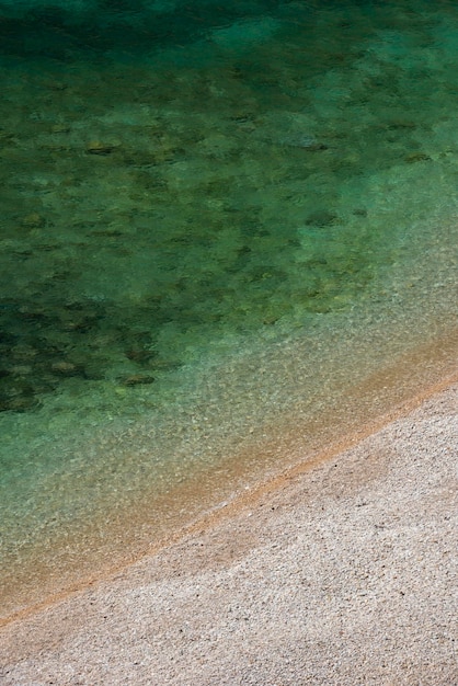 La plage de galets dans la province de Cala La Granadella Javea Costa Blanca Alicante Espagne