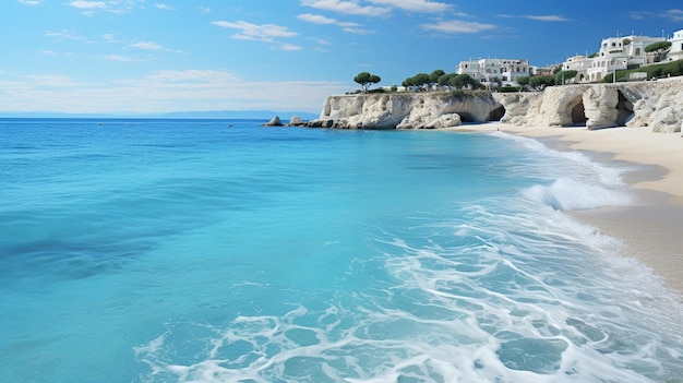 Plage HD 8K fond d'écran Image photographique