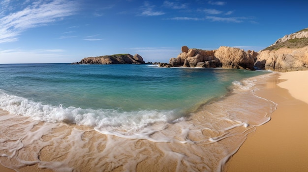 La plage de l'hôtel la cabo