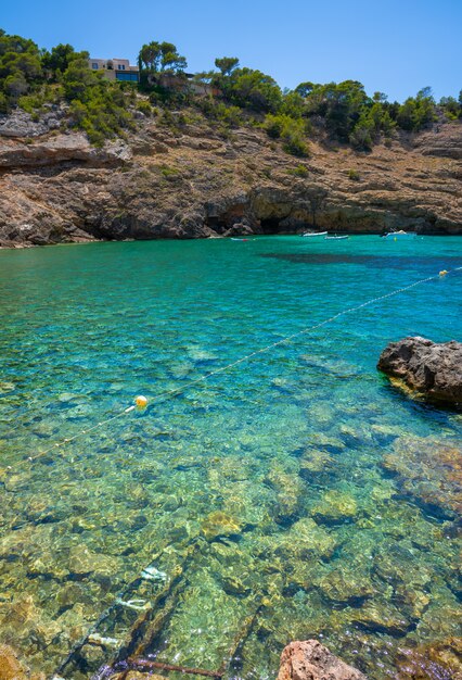 Plage d&#39;Ibiza Cala Moli dans les Baléares