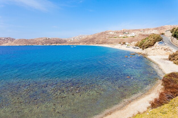 Plage de l'île de Mykonos