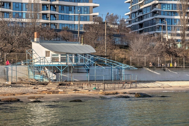 Plage de kiwi à Odessa Ukraine