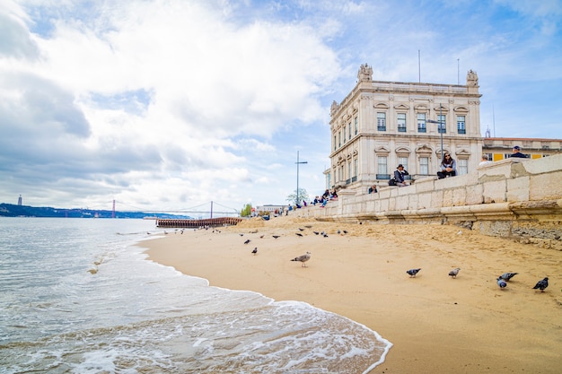 Plage de Lisbonne Praça do Comercio Portugal, 12 novembre 2019